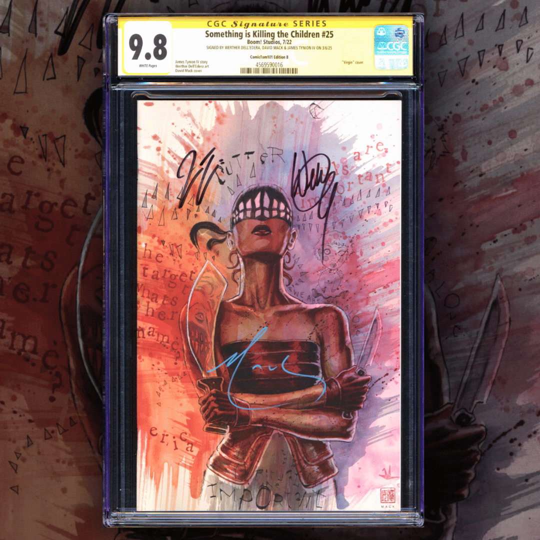 Something is Killing The Children #25 Variant 3x Signed CGC SS 9.8